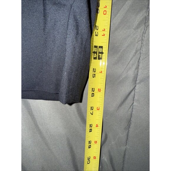 Emporio Armani Pants Womens 40 US size 6 Wool Blend Navy Blue Lowrise Slacks - Picture 12 of 12